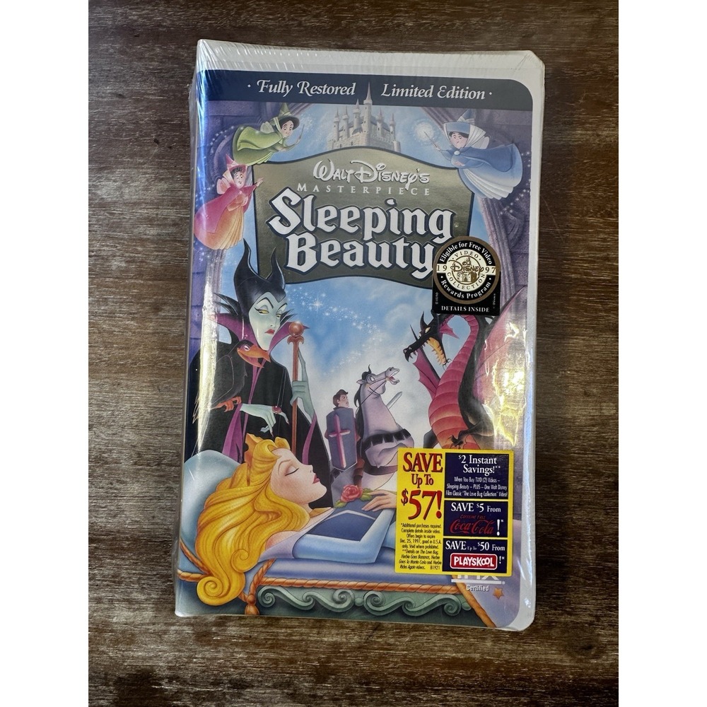 Sleeping Beauty (1997, VHS, Limited Edition) Factory Sealed Clamshell